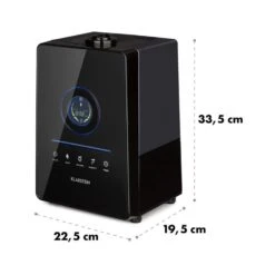 Monaco Digitaler Ultraschall-Luftbefeuchter Schwarz -Gartenmöbel 10021651 yy 0008 logo Klarstein Monaco Ultraschall Luftbefeuchter Black