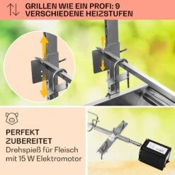 Sauenland Spanferkelgrill Mit Elektromotor Drehspieß -Gartenmöbel 10026798 de 0003 usp