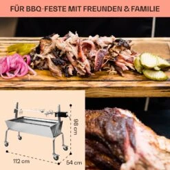 Sauenland Spanferkelgrill Mit Elektromotor Drehspieß -Gartenmöbel 10026798 de 0006 usp