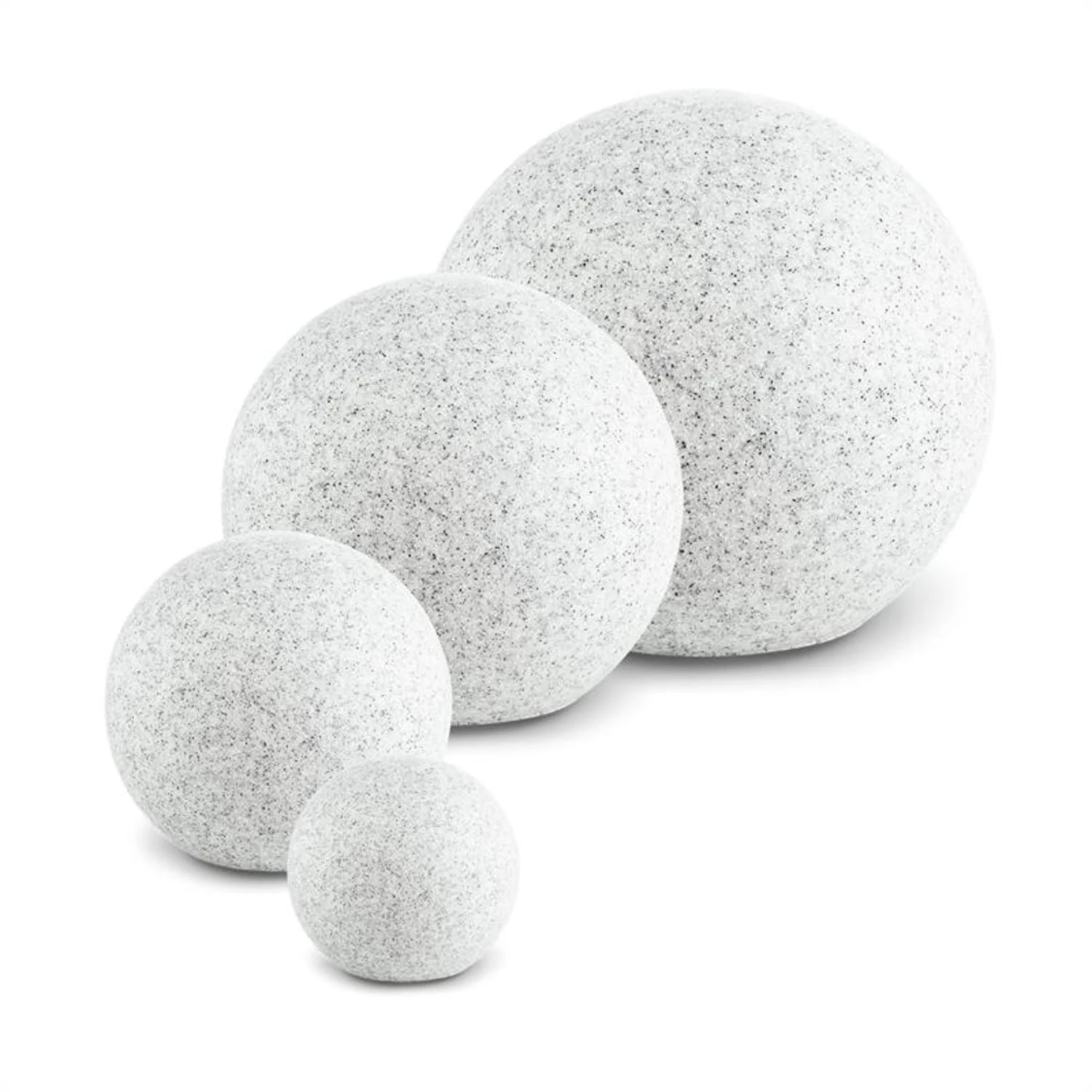 Shinestone XL Kugelleuchte Außenleuchte Gartenlampe 50cm Steinoptik 3 Shinestone XL Kugelleuchte Außenleuchte Gartenlampe 50cm Steinoptik – Bild 3