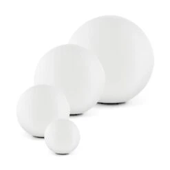 Shineball XL Kugelleuchte Außenleuchte Gartenlampe 50cm Weiß -Gartenmöbel 10027663 yy 0005 titel set Lightcraft Shineball XL Kugelleuchte