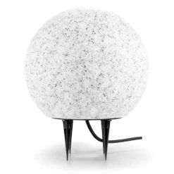 Shinestone M Kugelleuchte Außenleuchte Gartenlampe 30cm Steinoptik -Gartenmöbel 10027666 yy 0003 titel Lightcraft Shinestone M Kugelleuchte