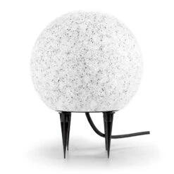 Shinestone S Kugelleuchte Außenleuchte Gartenlampe 20cm Steinoptik -Gartenmöbel 10027668 yy 0004 titel Lightcraft Shinestone S Kugelleuchte