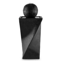 Schönbrunn Springbrunnen Kugelbrunnen Solar 200 L/h LED Basalt -Gartenmöbel 10027997 yy 0003 titel Duramaxx Schoenbrunn Solar Springbrunnen