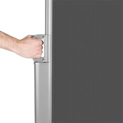 Bari 316 Seitenmarkise Seitenrollo 300x160cm Aluminium Anthrazit -Gartenmöbel 10028008 yy 0004 titel Blumfeldt Bari 316 Seitenmarkise