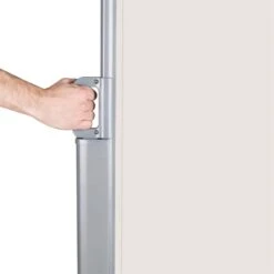 Bari 316 Seitenmarkise Seitenrollo 300x160cm Aluminium Creme 9 Bari 316 Seitenmarkise Seitenrollo 300x160cm Aluminium Creme -Gartenmöbel 10028013 yy 0004 titel Blumfeldt Bari 316 Seitenmarkise