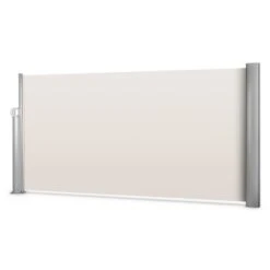 Bari 316 Seitenmarkise Seitenrollo 300x160cm Aluminium Creme 11 Bari 316 Seitenmarkise Seitenrollo 300x160cm Aluminium Creme -Gartenmöbel 10028013 yy 0008 titel Blumfeldt Bari 316 Seitenmarkise