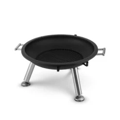 Turion Galgen-Schwenkgrill Feuerschale Ø80cm BBQ Seilzug Edelstahl -Gartenmöbel 10028486 yy 0006 logo