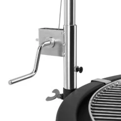Delion Galgen-Schwenkgrill Feuerschale Ø80cm Hochfuß Seilzug Edelstahl -Gartenmöbel 10028487 yy 0008 logo