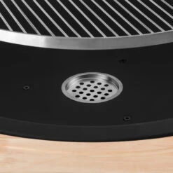 Delion Galgen-Schwenkgrill Feuerschale Ø80cm Hochfuß Seilzug Edelstahl -Gartenmöbel 10028487 yy 0009 logo