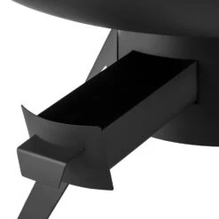 Delion Galgen-Schwenkgrill Feuerschale Ø80cm Hochfuß Seilzug Edelstahl -Gartenmöbel 10028487 yy 0010 logo