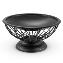 Tulip Feuerschale Ø75cmGrill Feuerstelle Funkenschutz Stahl Brüniert 12 Tulip Feuerschale Ø75cmGrill Feuerstelle Funkenschutz Stahl Brüniert -Gartenmöbel 10028582 yy 0004 detail 04 Blumfeldt Tulip Feuerschale 75cm Grill