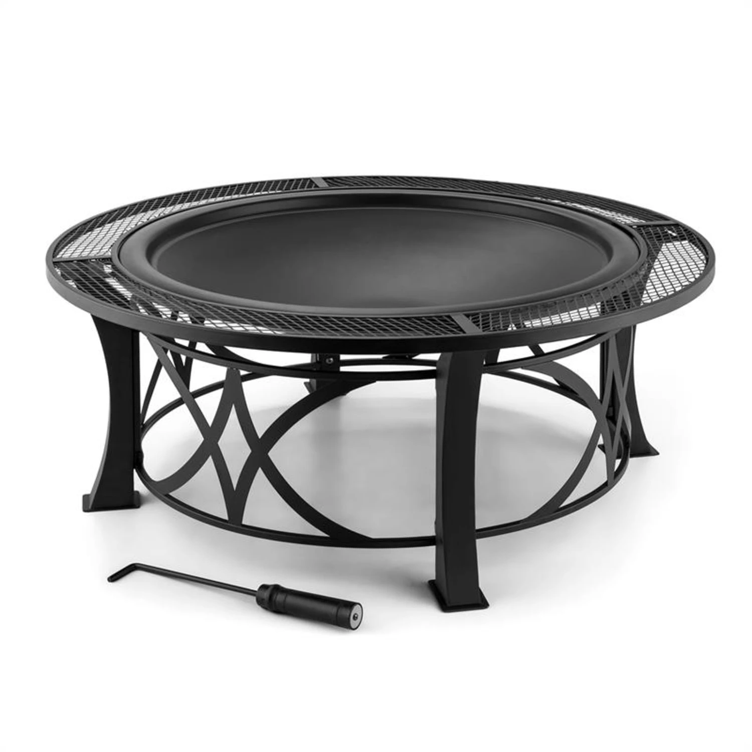 Ronda Feuerschale Ø95cm Grill Feuerstelle Funkenschutz Stahl Brüniert 6 Ronda Feuerschale Ø95cm Grill Feuerstelle Funkenschutz Stahl Brüniert – Bild 6