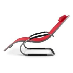 Sunwave Gartenliege Liegestuhl Schwingliege Relax Aluminium Rot -Gartenmöbel 10028707 yy 0004 titel side 03 Blumfeldt Sunwave Gartenliege