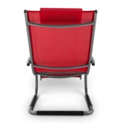 Sunwave Gartenliege Liegestuhl Schwingliege Relax Aluminium Rot -Gartenmöbel 10028707 yy 0005 titel back 04 Blumfeldt Sunwave Gartenliege