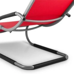 Sunwave Gartenliege Liegestuhl Schwingliege Relax Aluminium Rot -Gartenmöbel 10028707 yy 0008 detail 07 Blumfeldt Sunwave Gartenliege