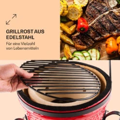 Princesize Kamado-Grill Keramikgrill Edelstahl-Grillrost Smoker BBQ -Gartenmöbel 10029124 de 0003 logo