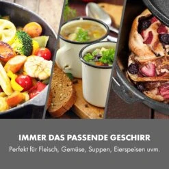 Hotrod 85 Dutch Oven BBQ-Topf 9 Qt / 8,5 Liter Gusseisen Schwarz 10 Hotrod 85 Dutch Oven BBQ-Topf 9 Qt / 8,5 Liter Gusseisen Schwarz -Gartenmöbel 10029167 de 0003 logo