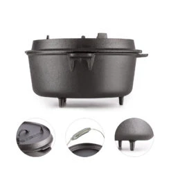 Hotrod 145 Dutch Oven BBQ-Topf 12 Qt / 11,4 Liter Gusseisen Schwarz 8 Hotrod 145 Dutch Oven BBQ-Topf 12 Qt / 11,4 Liter Gusseisen Schwarz -Gartenmöbel 10029168 yy 0004 logo