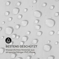 Sommerfest 3x6m 500 G/m² Partyzelt Festzelt PVC Wasserdicht Verzinkt -Gartenmöbel 10029431 de 0004 logo