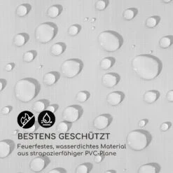 Sommerfest 3x6m 500 G/m² Partyzelt Festzelt PVC Wasserdicht Feuerfest -Gartenmöbel 10029432 de 0004 logo