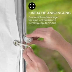 Sommerfest 4x6m 500 G/m² Partyzelt Festzelt PVC Wasserdicht Verzinkt -Gartenmöbel 10029434 de 0008 logo