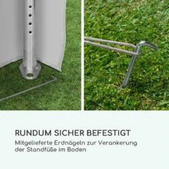 Sommerfest 4x6m 500 G/m² Partyzelt Festzelt PVC Wasserdicht Feuerfest -Gartenmöbel 10029435 de 0009 logo