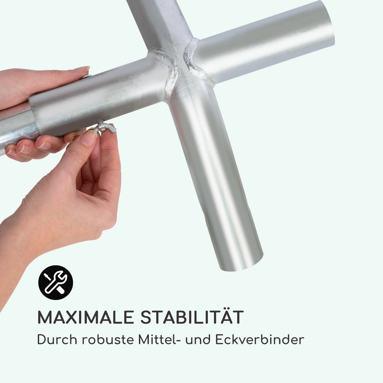 Sommerfest 4x8m 500 G/m² Partyzelt Festzelt PVC Wasserdicht Feuerfest 6 Sommerfest 4x8m 500 G/m² Partyzelt Festzelt PVC Wasserdicht Feuerfest – Bild 6