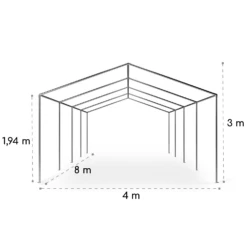 Sommerfest 4x8m 500 G/m² Partyzelt Festzelt PVC Wasserdicht Feuerfest 19 Sommerfest 4x8m 500 G/m² Partyzelt Festzelt PVC Wasserdicht Feuerfest -Gartenmöbel 10029437 yy 0010 logo