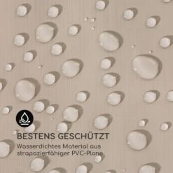 Sommerfest 4x8m 500 G/m² Partyzelt Festzelt PVC Wasserdicht Verzinkt -Gartenmöbel 10029438 de 0004 logo