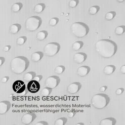 Sommerfest 5x8m 500 G/m² Partyzelt Festzelt PVC Wasserdicht Feuerfest -Gartenmöbel 10029440 de 0004 logo