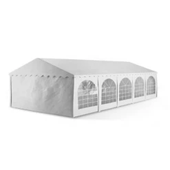 Sommerfest 5x10m 500 G/m² Partyzelt Festzelt PVC Wasserdicht Feuerfest