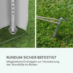 Sommerfest 6x12m 500 G/m² Partyzelt Festzelt PVC Wasserdicht Feuerfest -Gartenmöbel 10029444 de 0009 logo