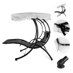 Aristo Schwingliege Gartenliege Gartenschaukel Inkl. Kissen -Gartenmöbel 10029621 yy 0003 logo