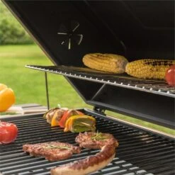 Bigfoot Holzkohlegrill Smoker BBQ-Grill 55 X 40 Cm Stahl Schwarz -Gartenmöbel 10029763 yy 0003 ambient Klarstein Bigfoot BBQ Grill Smoker