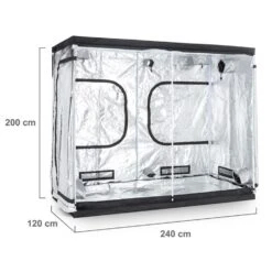 Eden Grow XL Growbox Growzelt Homegrow Indoor 240x120x200cm -Gartenmöbel 10029769 yy 0004 logo grow tent