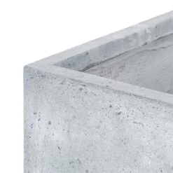 Solidflor Pflanzkübel Pflanzgefäß 79,5x38x38 Cm Fiberton Grau -Gartenmöbel 10029842 yy 0003 detail Blumfeldt Solidflor Pflanztopf