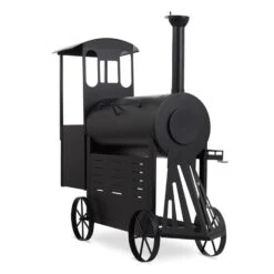 Dampflok Smoker Grill 3 Mm Stahl Schwarz -Gartenmöbel 10030555 yy 0004 titel Train Grill