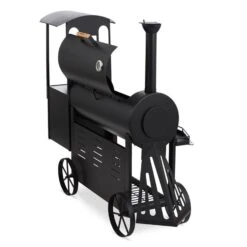 Dampflok Smoker Grill 3 Mm Stahl Schwarz -Gartenmöbel 10030555 yy 0005 titel Train Grill