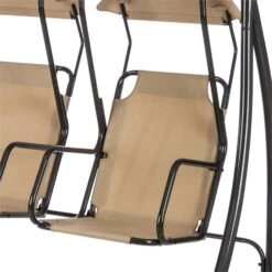 Skywalker Hollywoodschaukel Gartenschaukel 180 Cm 2 Sitze Sonnendach -Gartenmöbel 10030567 yy 0006 detail Blumfeldt Skywalker Hollywoodschaukel