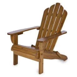 Vermont Gartenstuhl Adirondack-Stil Tannenholz 73x88x94 Klappbar Braun -Gartenmöbel 10031006 yy 0007 front Blumfeldt Vermont Gartenstuhl braun
