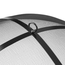 Mithras Feuerschale Ø75cm Funkenschutz Ø60cm Grillrost Gusseisen Stahl -Gartenmöbel 10031450 yy 0005 detail Blumfeldt Mithras Feuerschale