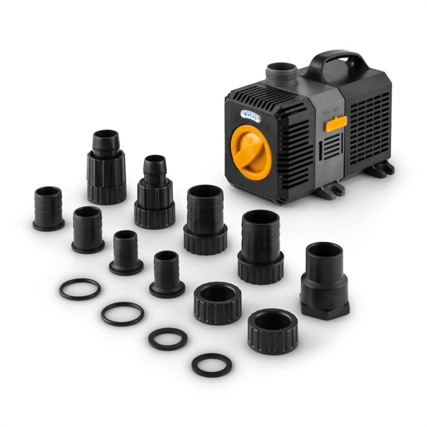 Lagoon 4500 Teichpumpe Bachlaufpumpe Tauchpumpe 4500l/h 30W Adapterset 7 Lagoon 4500 Teichpumpe Bachlaufpumpe Tauchpumpe 4500l/h 30W Adapterset – Bild 7