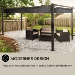 Pantheon 3x4 Pergola Vordach 3x4m Aluminium Sonnendach Polyester Grau 11 Pantheon 3x4 Pergola Vordach 3x4m Aluminium Sonnendach Polyester Grau -Gartenmöbel 10031883 DE 0006 usp
