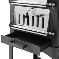 Pizzaiolo Perfetto Pizzaofen 30,5x30,5cm Echtstein 1,2mm Stahl Mobil -Gartenmöbel 10032130 yy 0005 detail pizzaiolo perfet pizzaofen