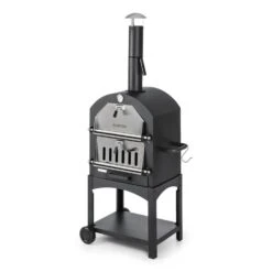 Pizzaiolo Perfetto Pizzaofen 30,5x30,5cm Echtstein 1,2mm Stahl Mobil -Gartenmöbel 10032130 yy 0011 titel pizzaiolo perfet pizzaofen