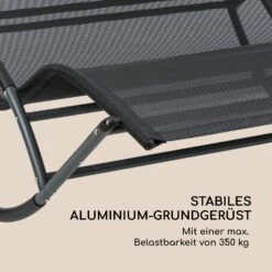 The Big Easy Schwingliege Schwarz, Wetterfest 350kg Max. UV- Schutz -Gartenmöbel 10032240 de 0008 logo