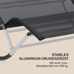 The Big Easy Schwingliege Silber, Wetterfest 350 Kg Max. UV- Schutz -Gartenmöbel 10032241 de 0008 logo