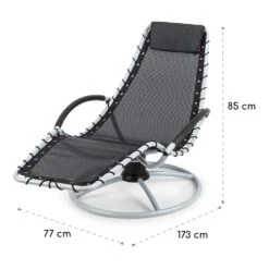 The Chiller Schwingliege 77x85x173cm 360 Comfort ComfortMesh Schwarz -Gartenmöbel 10032242 yy 0010 logo