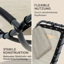 The Chiller Schwingliege 77x85x173cm 360 Comfort ComfortMesh Beige -Gartenmöbel 10032243 de 0009 logo